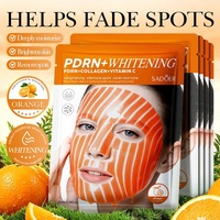 Masque facial en gel éclaircissant et hydratant 30 ml pour tous types de peaux, au PDRN, collagène de saumon et vitamine C, pour estomper les taches