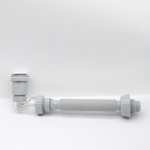 Basin Drainer <strong>Plastic</strong> Plumbing Siphon Kitchen Sink <strong>Drain</strong> Pipe Shower Room <strong>Bathtub</strong> <strong>Drain</strong>
