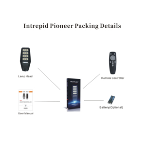 <span class=keywords><strong>ECOSOLAR</strong></span>-Farola solar todo en uno, iluminación de seguridad para exteriores, iluminación de doble brazo, 6000K, 6800lm, IP65 - Product Image 3