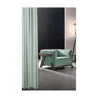 Rideaux à œillets isolés thermiquement solides et rideaux en tissu modernes à réduction du bruit pour le salon et la chambre à coucher