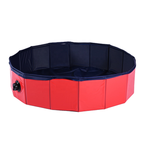 P & D, gran oferta, piscina portátil <span class=keywords><strong>para</strong></span> <span class=keywords><strong>perros</strong></span>, redonda, <span class=keywords><strong>plegable</strong></span>, de PVC con estampado de logotipo, suministros de baño impermeables <span class=keywords><strong>para</strong></span> mascotas <span class=keywords><strong>para</strong></span> niños - Product Image 4