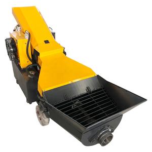 Pompa Beton Diesel Listrik Trailer Termurah Pompa Beton Mini Mobile Baru - Product Image 3