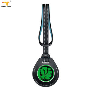 Elegante portachiavi <span class=keywords><strong>per</strong></span> custodia in pelle Airtag nuovo Design Cover protettiva Tracker con rilevamento delle cadute in pelle sintetica - Product Image 6