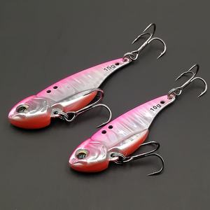 Esca da Pesca VIB in Metallo War God all'Ingrosso di Fabbrica da 10g/15g, Esca Artificiale Rigida per Persico Trota, Pesce Persico, Pesce Mandarino, Luccio e Carpa - Product Image 2