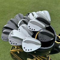 Tête de club de golf sand wedge pour droitier, gravée CNC avec logo personnalisé OEM, avec ou sans manche et poignée