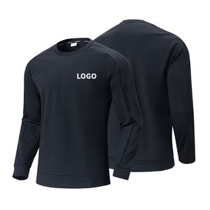 OEM Custom Waffle Knit Men Thermal T Shirts Cotton Soft Blank Solid Men Slim Fit <b>TShirt</b> - Product Image 6