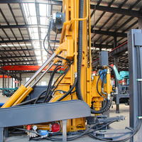 JUTOP Chine Nouvelle Machine de Forage de Puits d'Eau sur Chenilles Rotative Pneumatique à Moteur Diesel, Profondeur Max. 800m