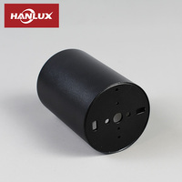 Spot encastré rond de haute qualité, amovible, avec douille GU10 MR16, finition noire, pour éclairage intérieur