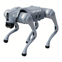 Robot Anjing Empat Kaki Unitree Go2 Air Pro AI dengan LiDAR 4D, Kontrol Suara, dan Remote Aplikasi untuk Hiburan Rumah