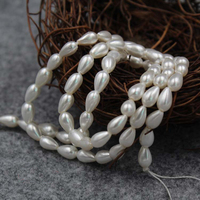 En gros blanc larme en forme de coquille naturelle perle pour collier et bracelet bijoux faits main BRICOLAGE