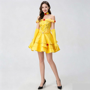 Halloween Sexy Fairy Princess <b>Belle</b> <b>Fancy</b> <b>Dress</b> <b>Adult</b> Women Fantasia Beauty Beast Cosplay Costumes Female Anime Cosplay Clothing - Product Image 5