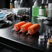 Offre Spéciale – Tubes de Prise de Main Jetables Professionnels FANCY pour Tatouage, 30mm x 110mm, Stérilisés au Gaz E.O., 20 Pièces/Boîte, en Plastique Durable et Facile à Utiliser