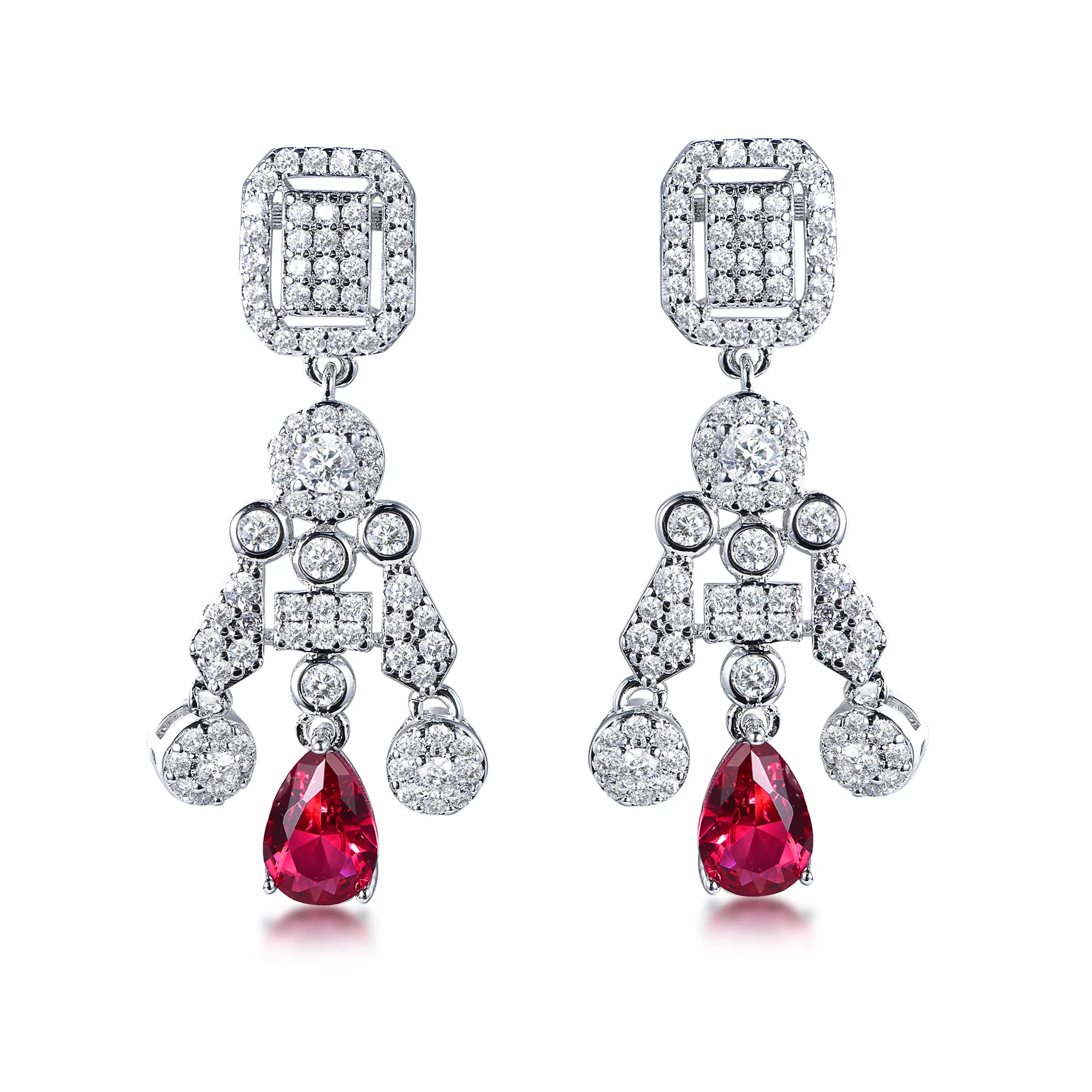 Customized Elegant Bride drop high quality earrings ladies earrings for women jewelry