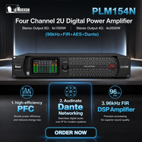 Amplificateur de puissance numérique 96K Dante DSP 4 canaux avec filtre FIR