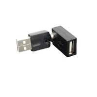 Adaptateur USB 2.0 rotatif mâle vers femelle |   Angle de pliage à 360 degrés et à 90 degrés |   Extension d'angle droit pour ordinateur portable PC 4 types