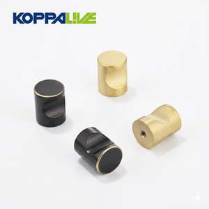 Koppalive Mini Brass Finger <strong>Knob</strong> Bathroom Black Cabinet Drawer <strong>Knobs</strong> <strong>for</strong> Kitchen Furniture - Product Image 1