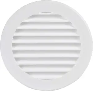 6 inch Brown Plastic Ventilation Grille Air Vent Cover with Insect Protection