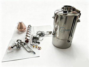 LENO Destilador de Alcohol para Licores, Micro Columna de Destilación, Alambique de Acero Inoxidable SS304, Olla de Cobre T2, 50L 100L 200L, para Destilación Casera de Alcohol - Product Image 3