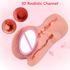 Masturbatore Maschile TPE Vendita Calda Giocattoli Sessuali <span class=keywords><strong>Vagina</strong></span> Artificiale Ano Bocca per Uomini - Product Image 2