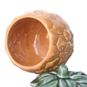 Vaisselle personnalisée plat <span class=keywords><strong>de</strong></span> service à sauce en forme <span class=keywords><strong>de</strong></span> fruit pot <span class=keywords><strong>de</strong></span> <span class=keywords><strong>conservation</strong></span> petit pot <span class=keywords><strong>de</strong></span> <span class=keywords><strong>confiture</strong></span> d'ananas en céramique avec couvercle - Product Image 5