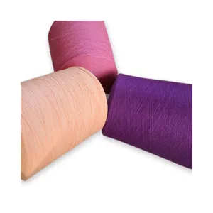 Factory Direct Dyed Gots Bio-Garn 100% Baumwolle Ring gesponnen Recyceltes Baumwollgarn zum Stricken