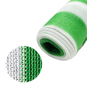 China greenhouse shade netting suppliers GREEN WHITE SHADE NET 100 GSM