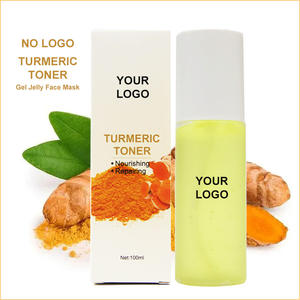 Tónico Facial Suavizante para el Cuidado de la Piel, Tónico Humectante e Iluminador con Cúrcuma, Mascarilla Humectante - Product Image 1