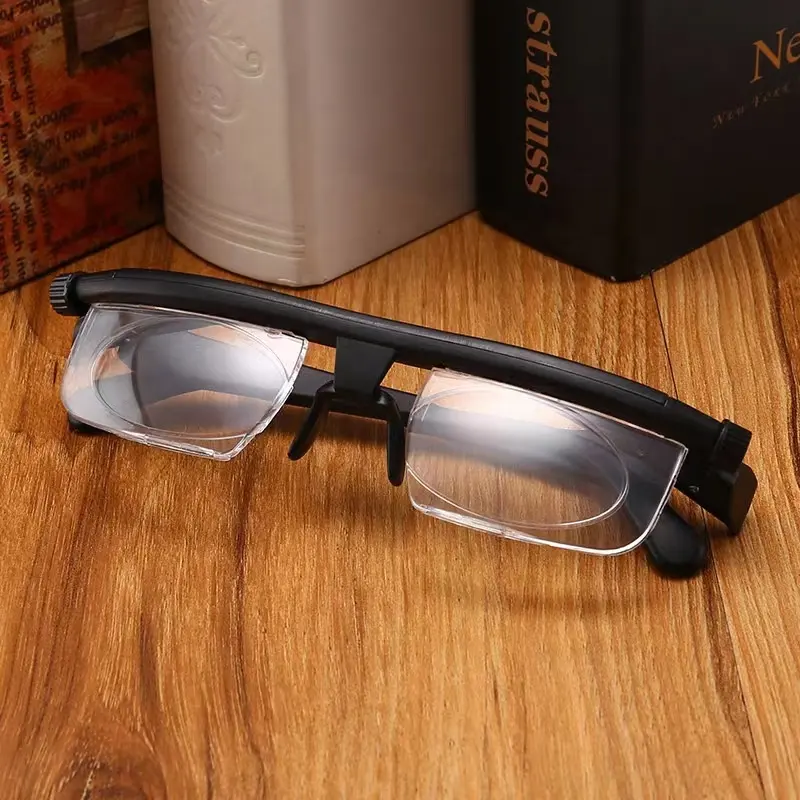 Tập trung có thể điều chỉnh kính mắt-3 đến + 6 diopters cận thị kính có thể điều chỉnh độ dài tiêu cự kính đọc sách dropshipping