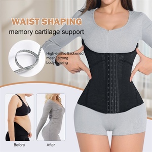 Faja Moldeadora Reductora de Cintura Alta para Mujer con Varillas de Acero - Top Corsé Entallador - Product Image 3