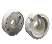 Pièces personnalisées OEM en plastique POM PTFE Nylon usinées avec précision par CNC, disques à bride pour équipements d'automatisation industrielle ISO9001 CE