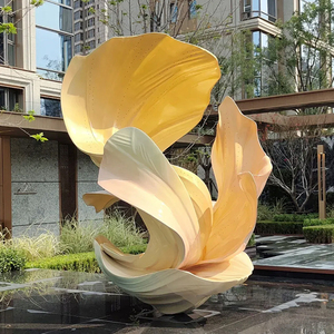 Tùy chỉnh nghệ thuật <span class=keywords><strong>FRP</strong></span> sợi thủy tinh nhân vật điêu khắc cho đồ trang trí sân vườn ngoài trời-tay mô hình bức tượng trong hộp gỗ Thu - Product Image 1