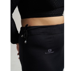 Faldón moldeador elástico de poliéster con corte de sirena, ajuste ceñido, cintura alta, para fiesta y uso diario - Product Image 5