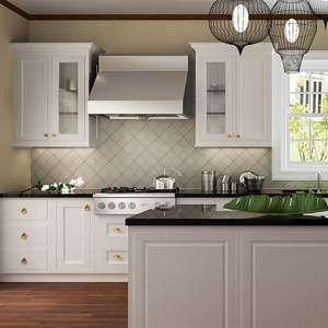 Plywood for Singapore Style Modular Ready American Wood Fiber Modern European Self Assemble Wood Shaker Style Kitchen <b>Cabinets</b> - Product Image 3