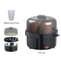 Cuiseur à œufs électrique intelligent en acier inoxydable à double couche pour la cuisson rapide des œufs, usage domestique