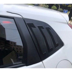 For Honda Fit 2014-2018 Exterior Accessories Car Side Rear <b>Window</b> Louver Shutter <b>Cover</b> Rear Quarter Panel <b>Window</b> Body Kit - Product Image 3