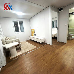 Casa Container Cinese da 20 Piedi con 2 Camere da Letto, 1 Soggiorno e Cucina Open Space, Casa Container Prefabbricata Espandibile con Cortile - Product Image 5