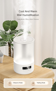 Runal 4L thông minh siêu âm độ ẩm không khí với nước nóng UV và LED ánh sáng ban đêm khuếch tán hương thơm điều khiển từ xa cho nhà hương liệu - Product Image 3