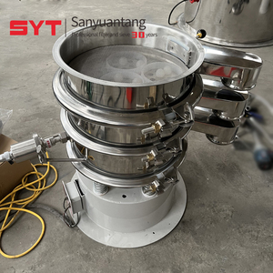 SS304 Pin ngành công nghiệp vòng tròn ROTARY siêu âm rung sàng tách máy - Product Image 5