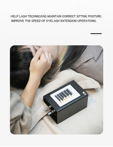 CNK mười hai mỗi hộp bảng hiển thị lông mi giả từ đen bảng lông mi ghép lông mi mở rộng bảng - Product Image 2