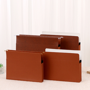 Pochettes suspendues au format A4 personnalisées classeur en carton avec logo personnalisé pour l'école ou la papeterie de bureau - Product Image 3