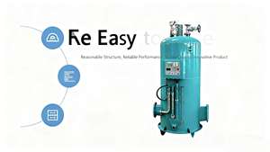 Générateur de vapeur industriel personnalisable à haute pression 7 bars, vertical, alimenté au diesel ou au <span class=keywords><strong>gaz</strong></span>, capacité de production de 100 à 500 kg - Product Image 5