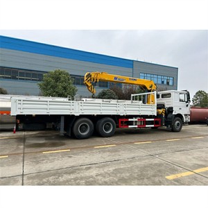 Camion grue Shacman F3000 6x4 |   Capacité de levage de 10 à 12 tonnes |   Matériel robuste pour le transport en ingénierie et construction - Product Image 1