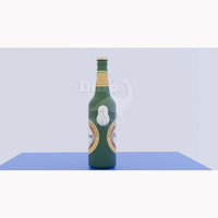 Nouveau design, figurine publicitaire gonflable dansante en forme de bras de bière, ballon Air Dancer, couleur personnalisée, matériau Oxford, garantie 1 an