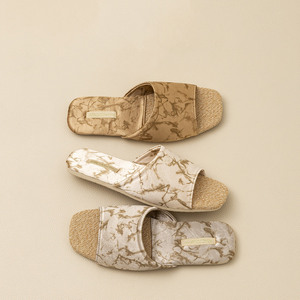 Zapatillas de lino de lujo de alta gama para mujer, zapatos de casa antideslizantes para interiores, absorbentes del sudor, desodorantes, para las cuatro estaciones - Product Image 5