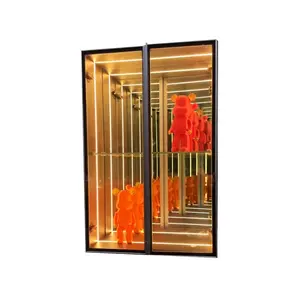 2024 new product decorations display racks smoke shop infinity abyss mirror display case
