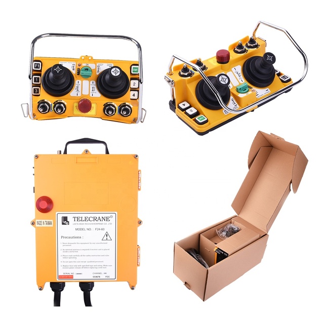F24-60 Car Crane Electric Winch Radio Wave Wireless Joystick Remote Control