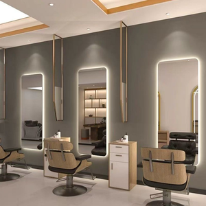 Soporte para espejo de peluquería, espejo especial para peluquería, espejo de doble cara y de una sola cara para salón de belleza - Product Image 1