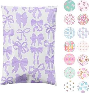 Paquete de 100 Sobres de Poliéster con Lazos Morados, Bolsas de Envío Resistentes al Agua y Autosellables, Sobres de Correo Resistentes a Desgarros - Product Image 6