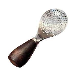 Stainless Steel Rice Scoop With Wooden Handle Nonstick For Rice Cooker <b>Kitchen</b> Utensil Set 2 Pieces - Product Image 5