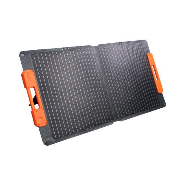 100 Watt ETFE Portable Integrated Folding Solar Panel for Outdoor Travel Camping Portable Power Station